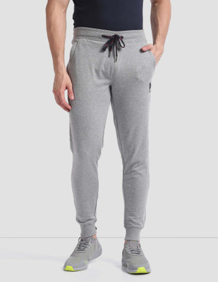 U.S. POLO ASSN. Solid Men Grey Track Pants