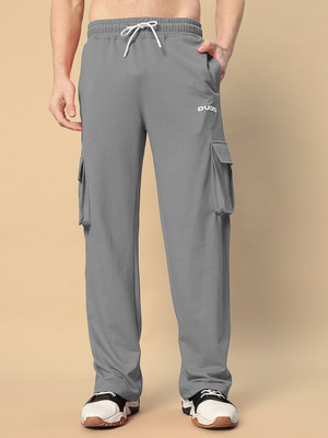 WEARDUDS Self Design Men Grey Track Pants