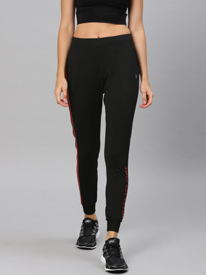 HRX by Hrithik Roshan Solid Women Black Track Pants