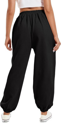 Daphne Maurier Solid Women Black Track Pants