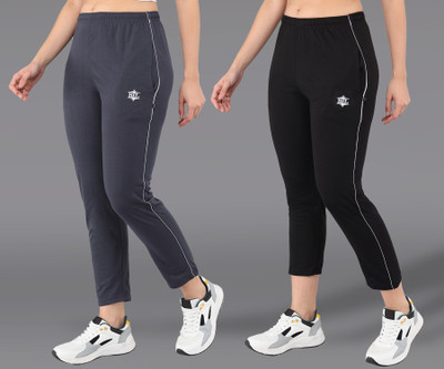 ASDF Solid Women Multicolor Track Pants
