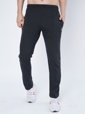 Diwazzo Solid Men Grey Track Pants