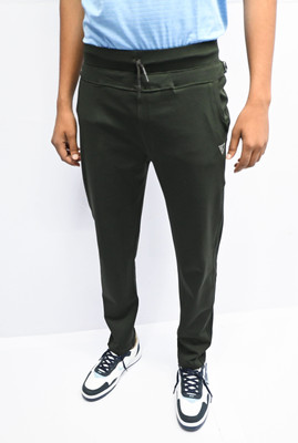 RV ROYAL Solid Men Olive Track Pants