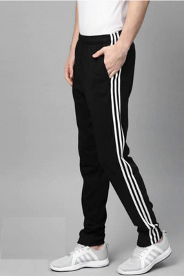 ATTITUDE START OF FASHION Solid Men Black Track Pants