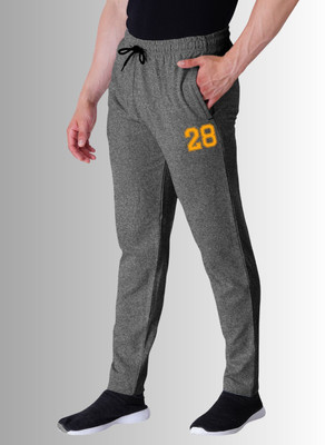 Kartblack Self Design Men Grey Track Pants