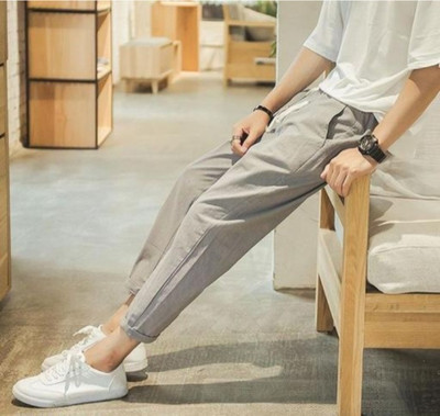 Risemax Solid Men Grey Track Pants