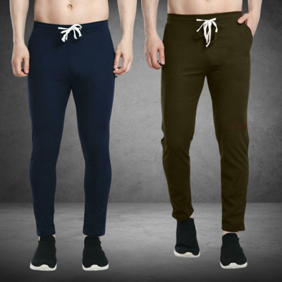STYLERAGS Solid Men Blue, Olive Track Pants