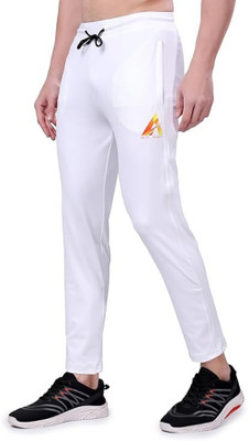 Totar Printed Men White Track Pants
