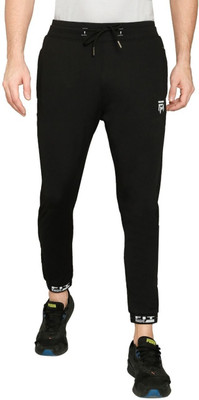 Mindsart GENZ Striped Men Black Track Pants