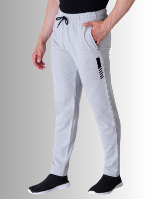 Kartblack Self Design Men Grey Track Pants