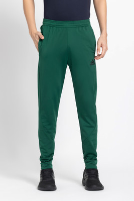 ADIDAS Printed Men Green Track Pants