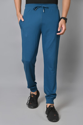 Arbour Solid Men Dark Blue Track Pants