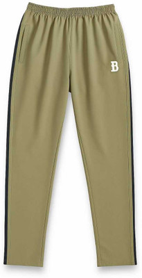 brothitude Solid Men Grey Track Pants