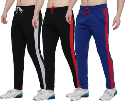MYO Solid Men Multicolor Track Pants