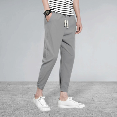 THE SARTHI FASHION WORLD Solid Men Grey Track Pants