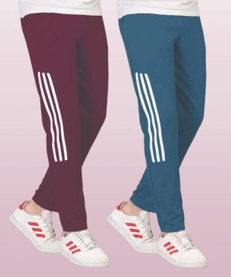 CLOTVIN TREND Striped Men Red, Blue Track Pants