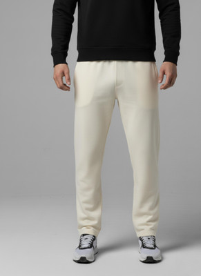 MACK JONNEY Self Design Men White Track Pants