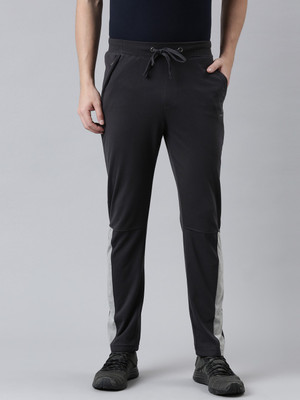 Force NXT Super Combed Cotton Solid Men Black Track Pants