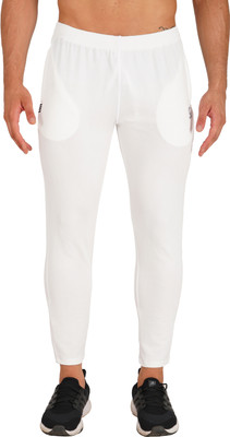 GOTO Solid Men White Track Pants