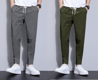 U GENIUS SPORTS Solid Men Multicolor Track Pants