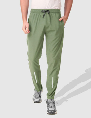 Z-DEVIL Printed Men Light Green Track Pants