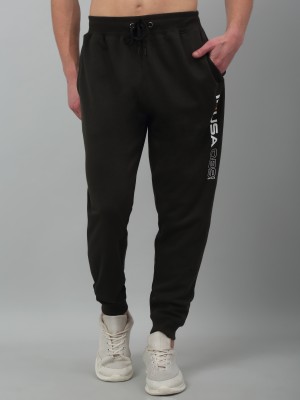 CANTABIL Solid Men Olive Track Pants