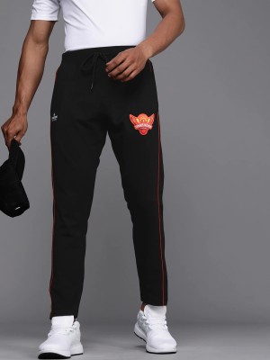 WROGN Printed Men Black Track Pants