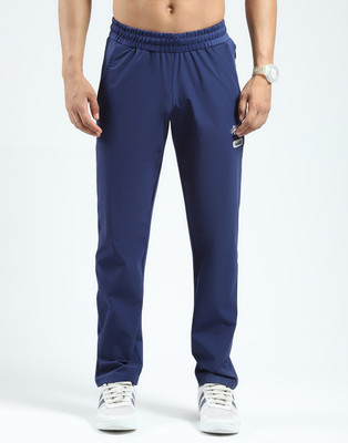 Rock.it Solid Men Blue Track Pants