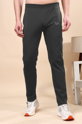 TQH Self Design Men Grey Track Pants
