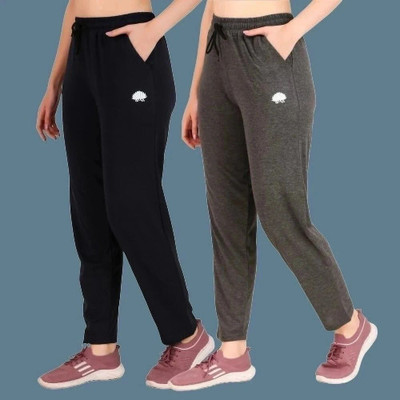 GAA Solid Women Black, Grey Track Pants