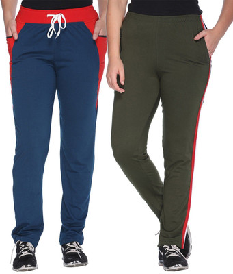 HouseOfCommon Striped Women Multicolor Track Pants