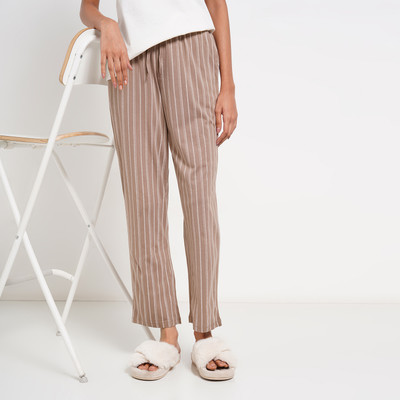 Dreamz by Pantaloons Striped Women Brown Track Pants