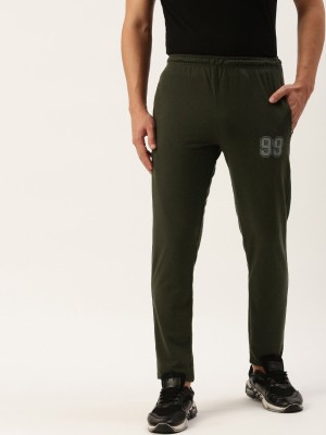 SPORTS 52 WEAR Solid Men Green Track Pants