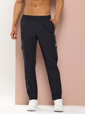 Turnfit Self Design Men Dark Blue Track Pants