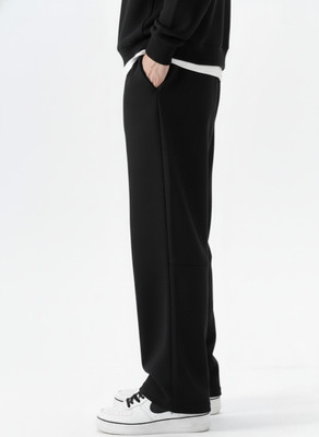 Dockstreet Striped Men Black Track Pants