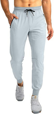 JERKYN Solid Men Silver Track Pants