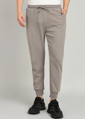 Alan Jones Solid Men Brown Track Pants