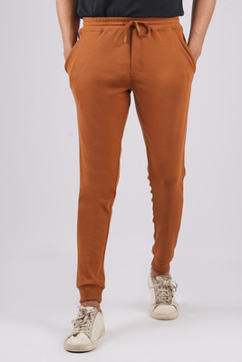 Hopping Deer on Redline Solid Men Grey Track Pants