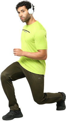 BLACK PANTHER Solid Men Green Track Pants