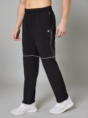 Turnfit Solid Men Black Track Pants