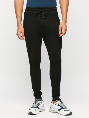 Pepe Jeans Solid Men Black Track Pants