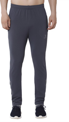 Good Step Solid Men Grey Track Pants