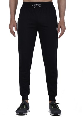 REDLUV Solid Men Black Track Pants