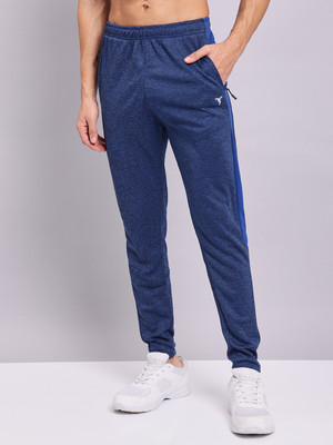 TECHNOSPORT Solid Men Blue Track Pants