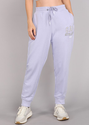 GAP Graphic Print Women Purple Track Pants