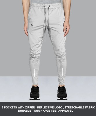 AVOLT Solid Men Grey Track Pants