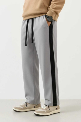 GANPATI CREATION Solid Men Grey Track Pants