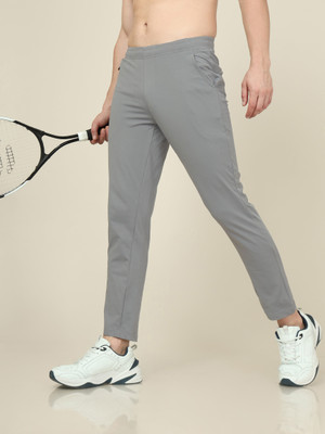 TECHNOSPORT Solid Men Grey Track Pants