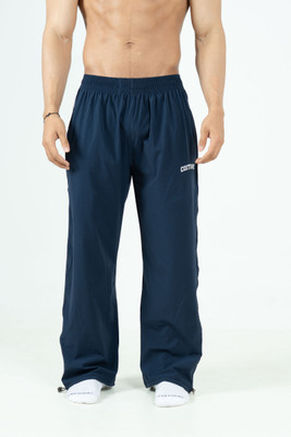COITONIC Solid Men Dark Blue Track Pants