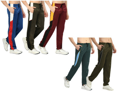 Indistar Colorblock Men Multicolor Track Pants